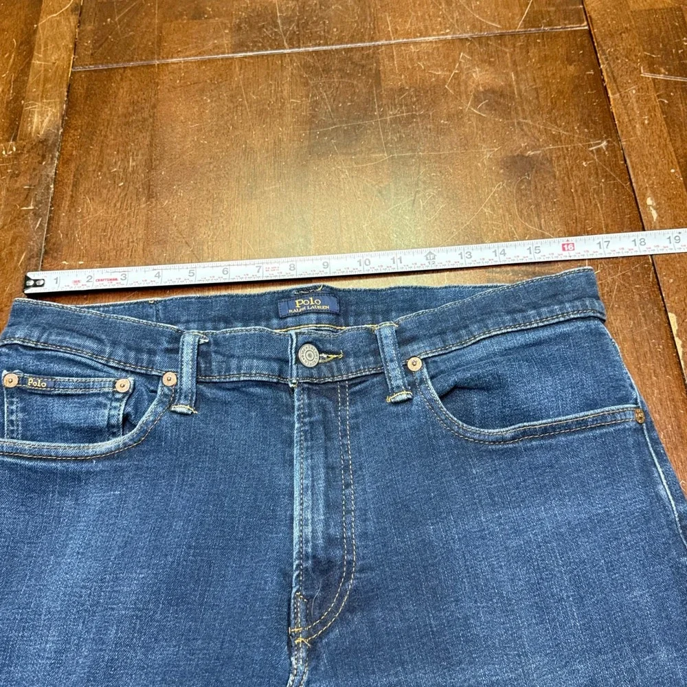 Polo Ralph Lauren Jeans Mens 33x30 (Fits 33x29) Blue Classic Fit Stretch Denim